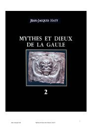 Jean Jacques hatt Mythes et dieux de la Gaule, tome II 1