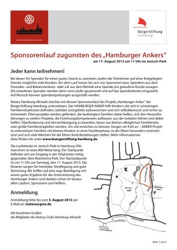 Infos - BürgerStiftung Hamburg