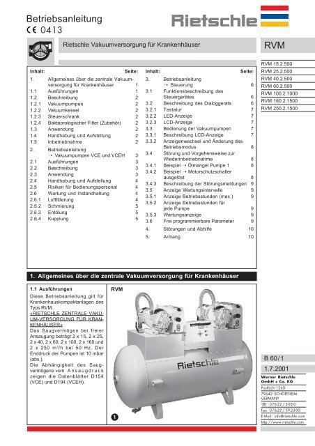 RVM Betriebsanleitung