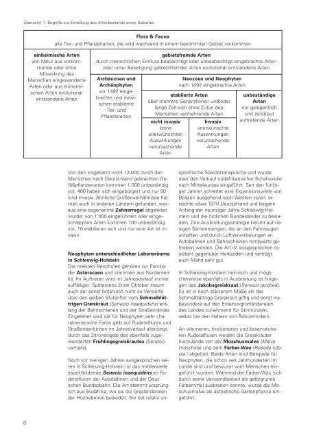 Neophyten in Schleswig-Holstein: Problem oder ... - Bordesholm