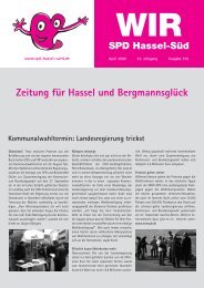 WIR - SPD-Ortsverein Hassel-Süd