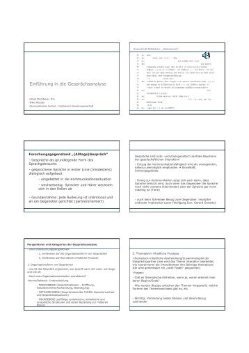 (Microsoft PowerPoint - Einf\374hrung Gespr\344chsanalyse)