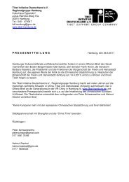 pressemitteilung - Tibet Initiative Deutschland eV Regionalgruppe ...