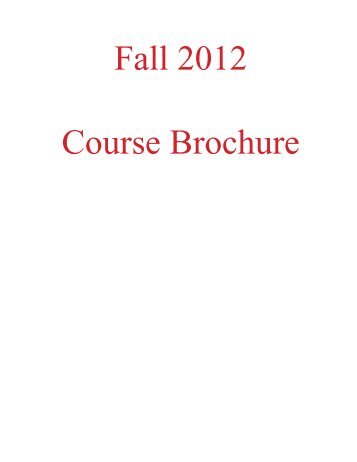 to view our Fall 2012 brochure - Greece Community Education ...