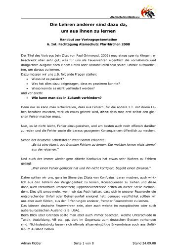 Handout - Atemschutzunfaelle.eu