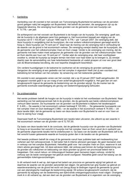 verkoop volkstuinen Buytentwist 2007001109.pdf - Gemeenteraad ...