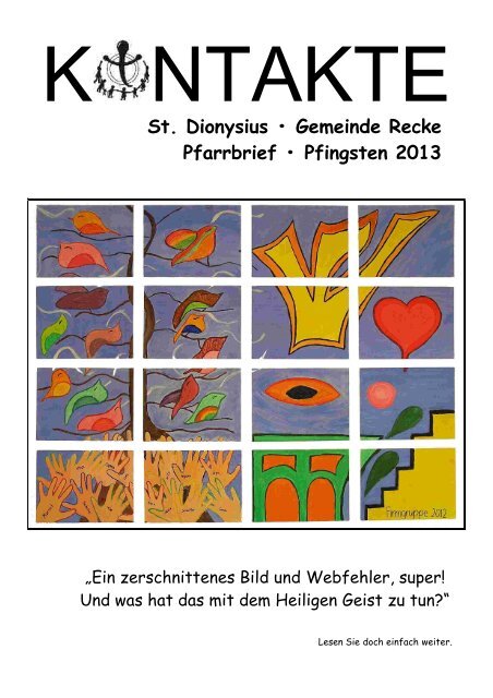 Pfarrbrief Als Pdf Datei Herunterladen St Dionysius Recke 