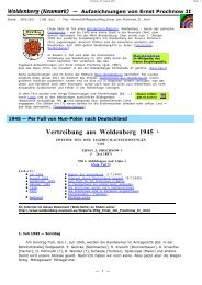 Vertreibung aus Woldenberg 1945 1 - Dobiegniew / Woldenberg ...