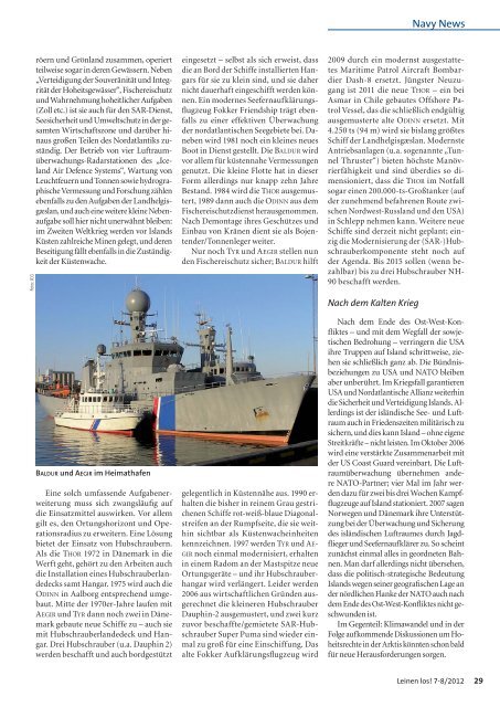 Auszug der Ausgabe Juli / August 2012 - Deutscher Marinebund