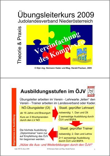 skript zur uebungsleiterausbildung des noejlv 2009 - Syst-Biz