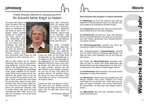 Gemeindebrief - Die Kirchengemeinden in HELSA