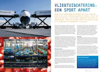 VLIEGTUIGCATERING: EEN SPORT APART - Redfox Media