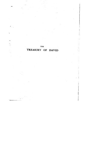 Treasury of David by Charles Spurgeon (volume 3)