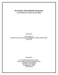 Drycleaner Remediation Programs: An Overview and Case ... - CLU-IN