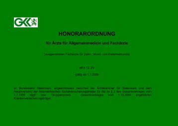 HONORARORDNUNG