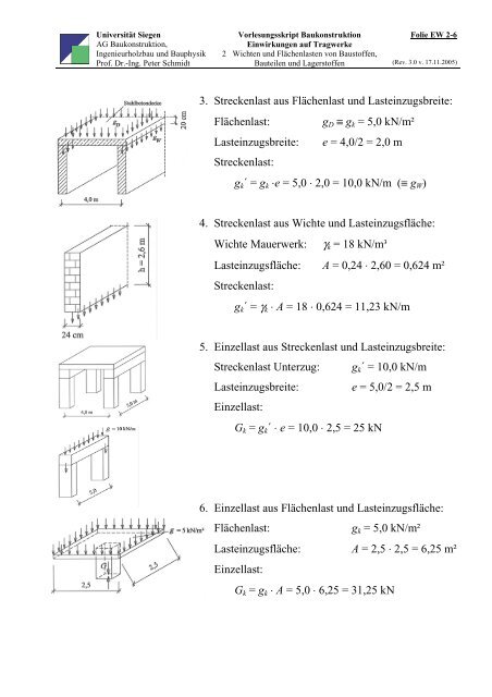 Einwirkungen auf Tragwerke