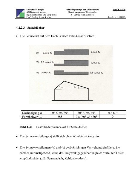 Einwirkungen auf Tragwerke