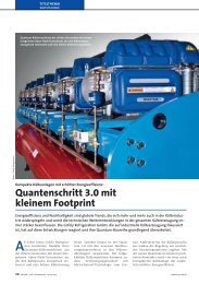 Quantenschritt 3.0 mit kleinem Footprint - KI – Kälte, Luft, Klimatechnik