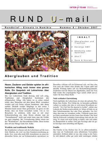 Aberglauben und Tradition - morokeni.ch