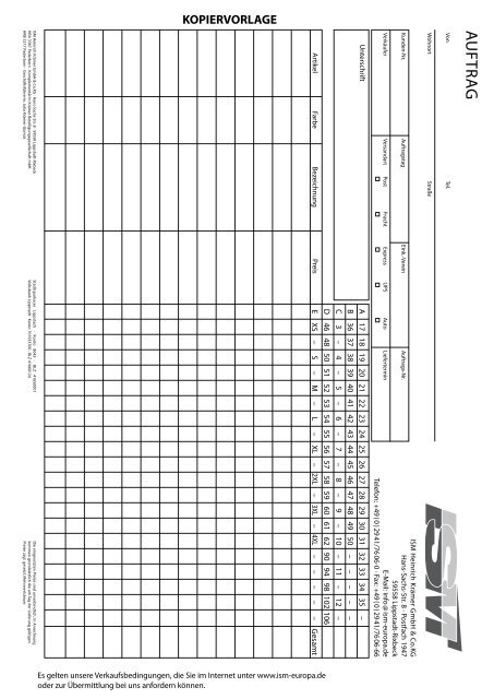 Download - ISM - Heinr. Krämer GmbH & Co. KG