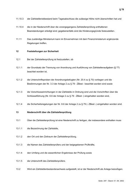 Landeshaushaltsordnung für Baden-Württemberg (LHO) Allgemeine ...