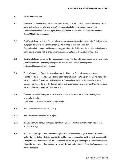 Landeshaushaltsordnung für Baden-Württemberg (LHO) Allgemeine ...