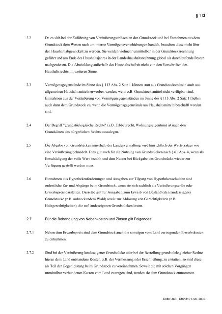 Landeshaushaltsordnung für Baden-Württemberg (LHO) Allgemeine ...