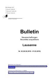 01.03.2010 (PDF) - Schweizerisches Bundesgericht
