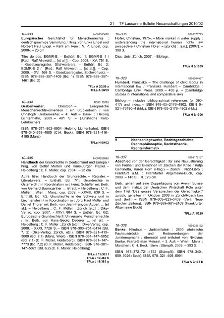 01.03.2010 (PDF) - Schweizerisches Bundesgericht