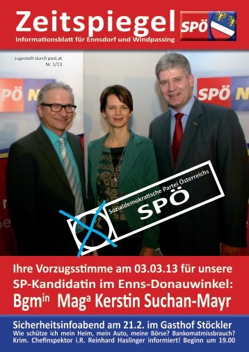 Bgmin Maga Kerstin Suchan-Mayr - SPÖ Ennsdorf