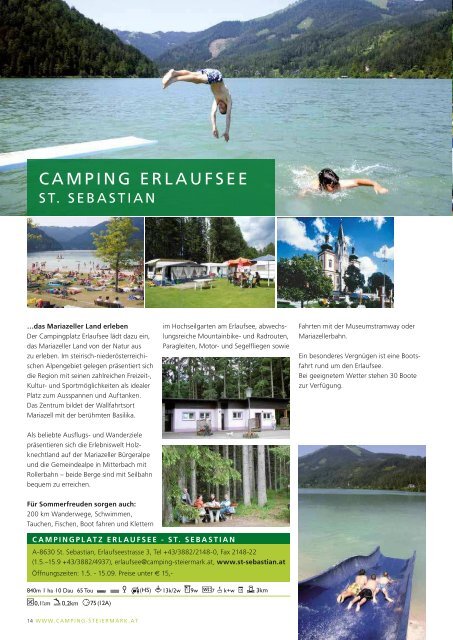 Prospekt "Camping Steiermark" zum sofortigen Download