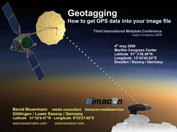 Geotagging - Photo Metadata Conference