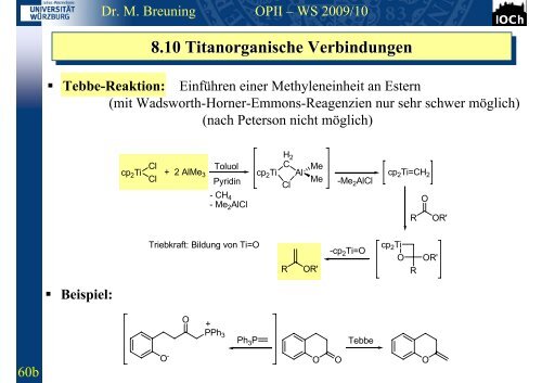 Kapitel 8 - Institut für Organische Chemie