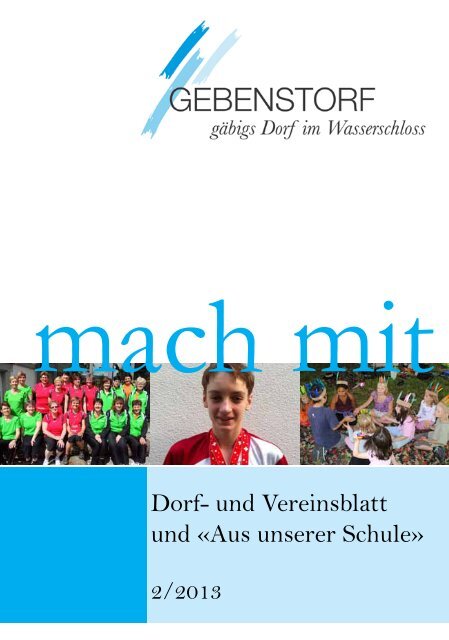 Mach Mit 2/2013 - Gemeinde Gebenstorf