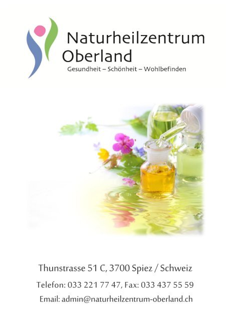 als pdf-Datei - Naturheilzentrum Oberland GmbH
