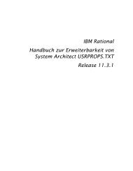 IBM Rational Handbuch zur Erweiterbarkeit von System Architect ...