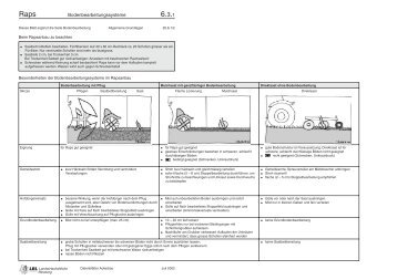 Bodenbearbeitungssysteme im Rapsanbau - agrigate.ch