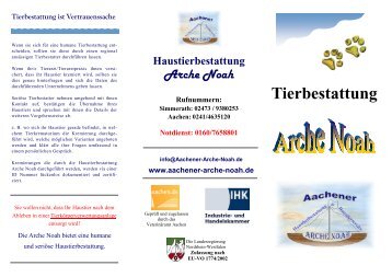 Tierbestattung - Aachener Haustierbestattung & Haustierservice ...