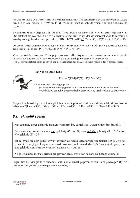 Axiomatisch is kanstheorie ingewikkeld omdat men alle ... - UHasselt