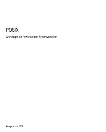 POSIX - Grundlagen - Manuals - Fujitsu