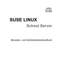 SUSE LINUX School Server (de) - SUNET