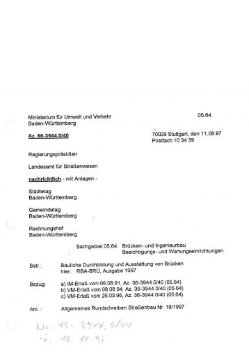 RBA-Brü 97 - Regierungspräsidien - Baden-Württemberg