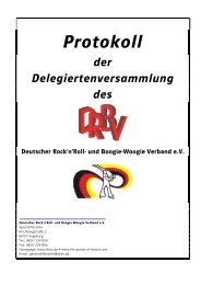 Protokoll - Deutscher Rock'n'Roll und Boogie Woogie Verband e.V. ...