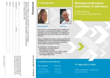 Managementprozesse beschreiben & optimieren - Gitte Landgrebe