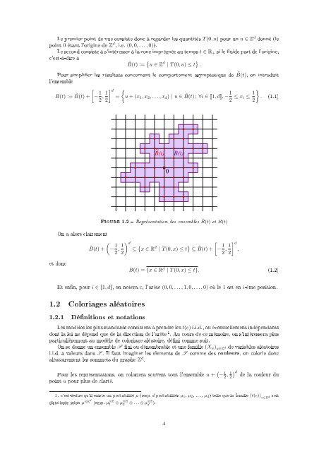 Percolation de premier passage et Coloriages ... - Normalesup.org