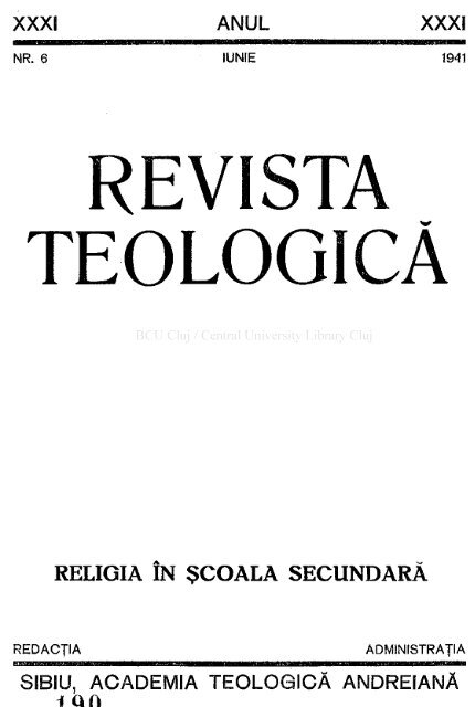 REVISTA TEOLOGICA