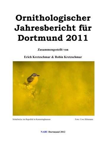 Ornithologischer Jahresbericht für Dortmund 2011 - NABU ...