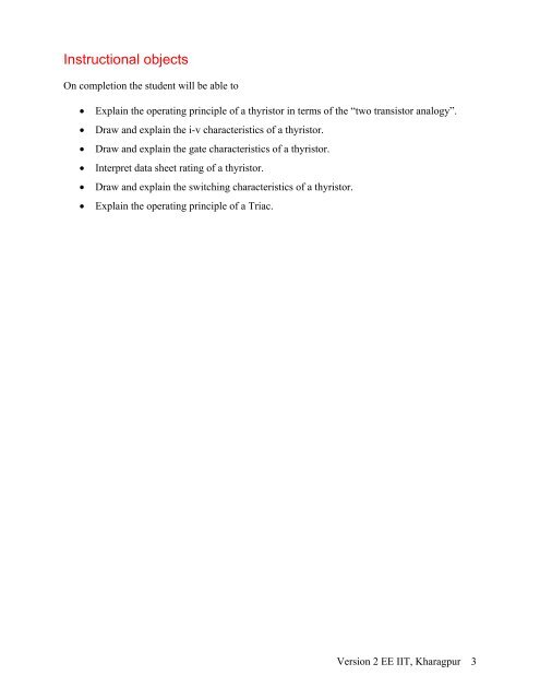 Characteristics: Triac - nptel