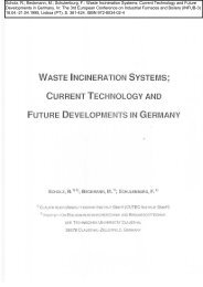 waste incineration systems - Technische Universität Dresden