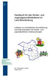 Handbuch für den Kinder- und Jugendgesundheitsdienst im Land ...